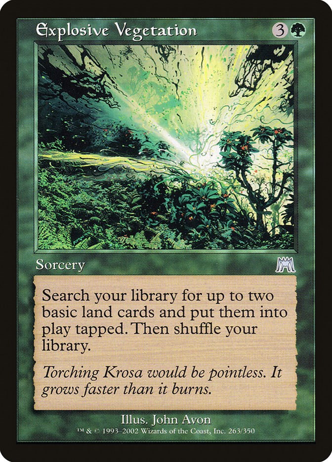Explosive Vegetation [ONS - 263]