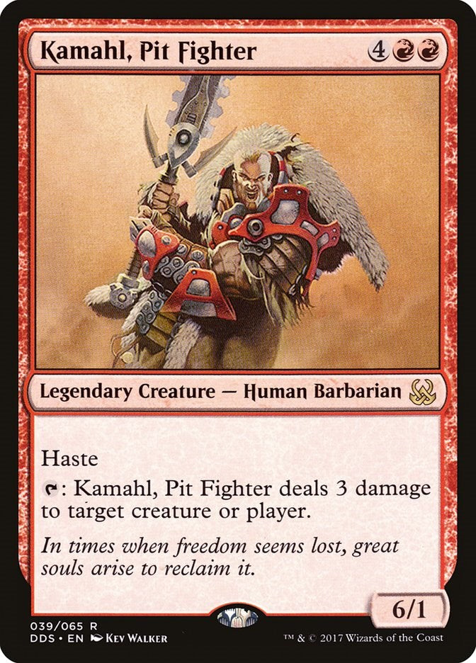 Kamahl, Pit Fighter [DDS - 39]