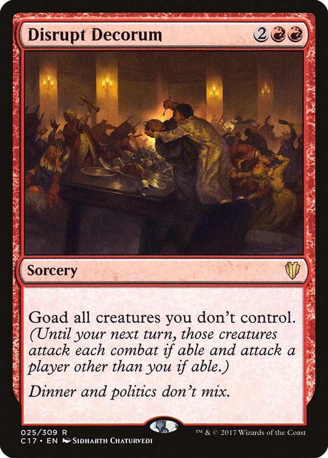 Disrupt Decorum [C17 - 25]