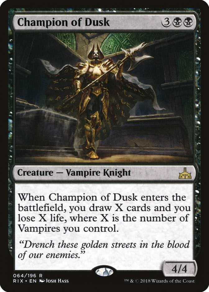 Champion of Dusk [RIX - 64]