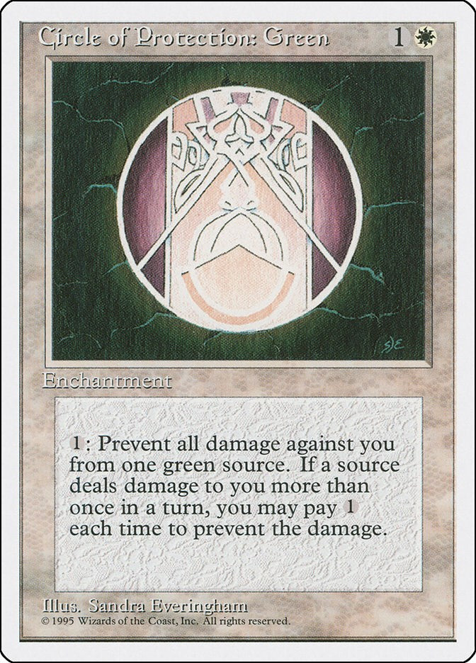Circle of Protection: Green [4ED - 16]