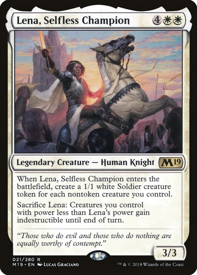 Lena, Selfless Champion [M19 - 21]