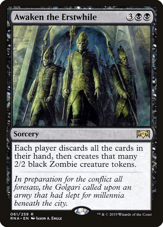 Awaken the Erstwhile [RNA - 61]