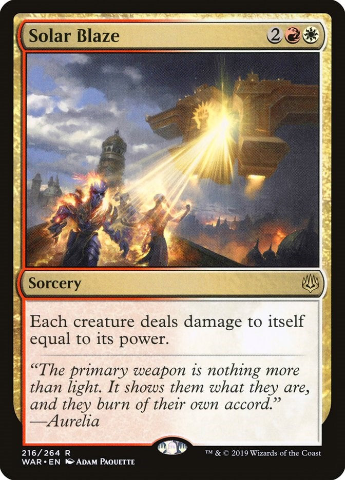 Solar Blaze [WAR - 216]
