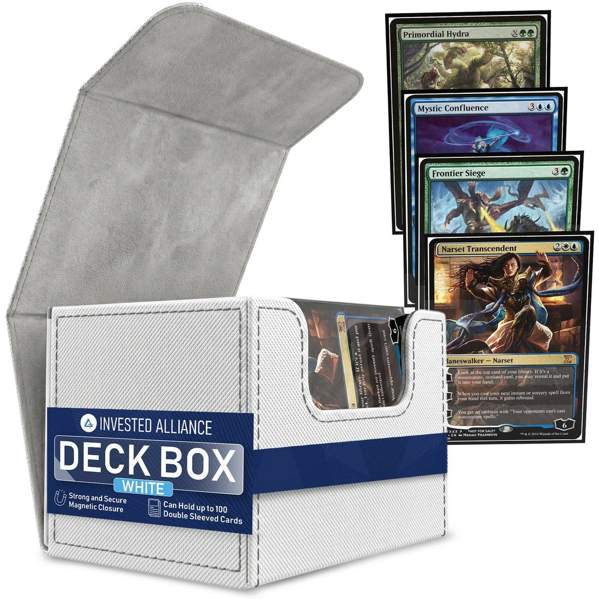 White TCG/CCG Deck Box