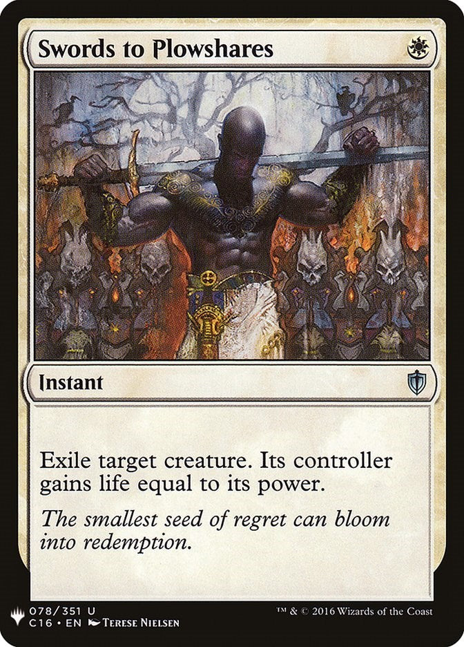 Swords to Plowshares (C16) [LIST - 78]