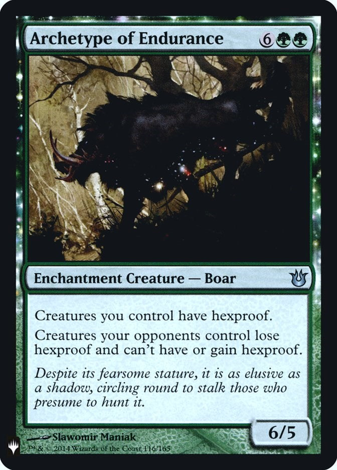 Archetype of Endurance [LIST - 116]