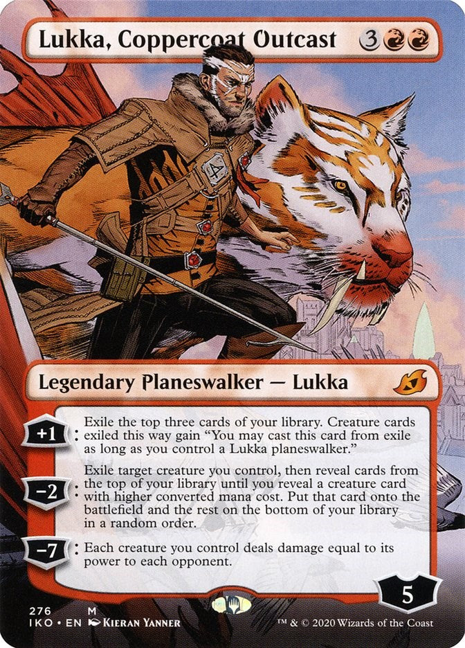 Lukka, Coppercoat Outcast (Borderless) [IKO - 276]