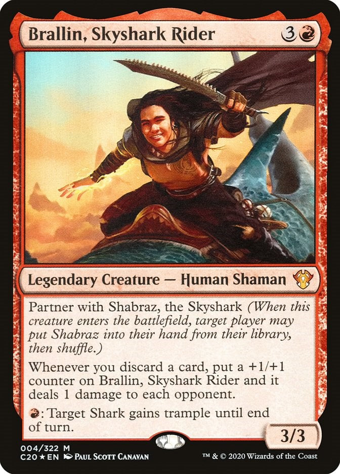 Brallin, Skyshark Rider [C20 - 4]