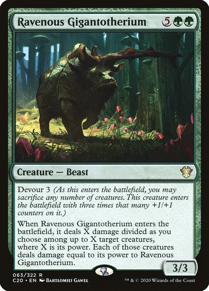 Ravenous Gigantotherium [C20 - 63]