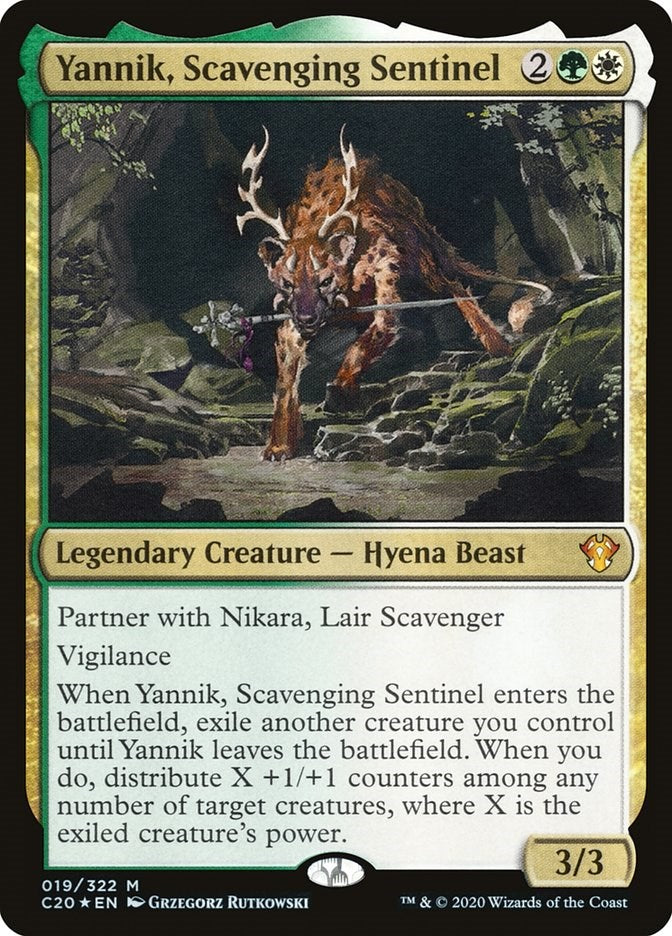 Yannik, Scavenging Sentinel [C20 - 19]