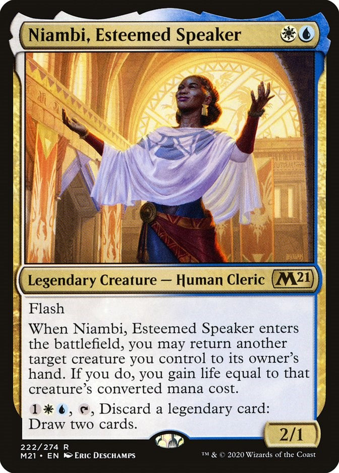 Niambi, Esteemed Speaker [M21 - 222]