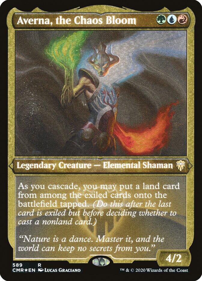 Averna, the Chaos Bloom (Foil Etched) [CMR - 589]