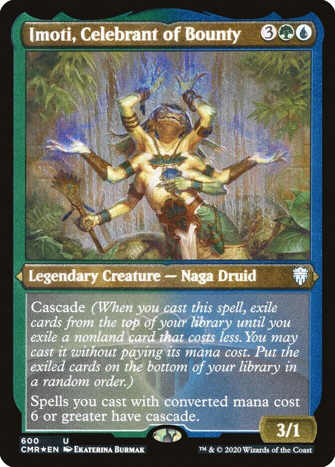 Imoti, Celebrant of Bounty (Foil Etched) [CMR - 600]