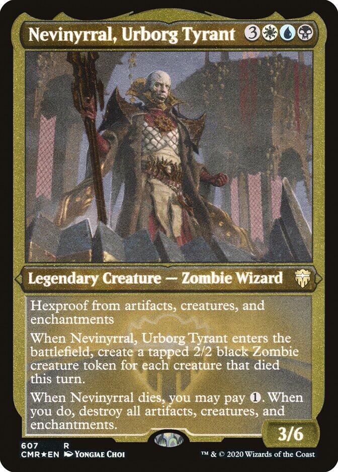 Nevinyrral, Urborg Tyrant (Foil Etched) [CMR - 607]