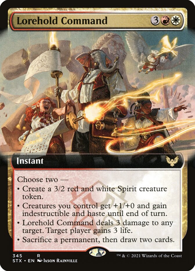 Lorehold Command (Extended Art) [STX - 345]