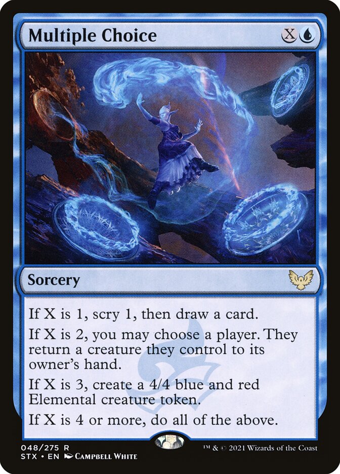 Multiple Choice [STX - 48]