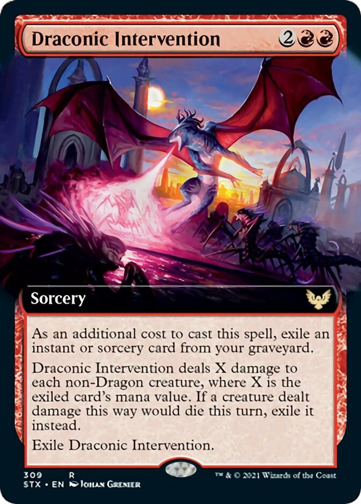 Draconic Intervention (Extended Art) [STX - 309]