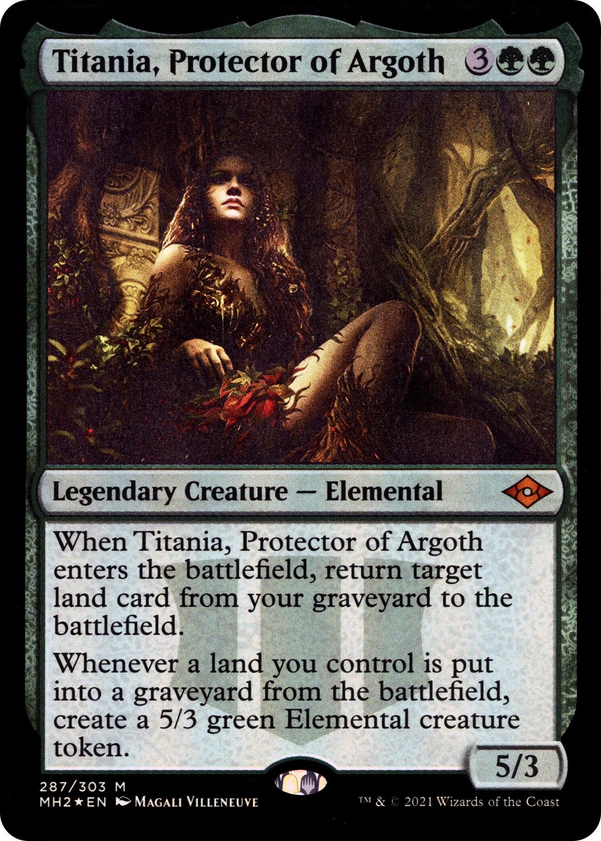 Titania, Protector of Argoth (Foil Etched) [MH2 - 287]