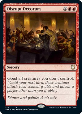 Disrupt Decorum [AFC - 122]