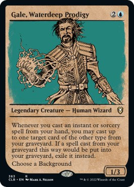 Gale, Waterdeep Prodigy (Showcase) [CLB - 383]