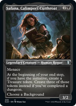 Safana, Calimport Cutthroat (Foil Etched) [CLB - 496]