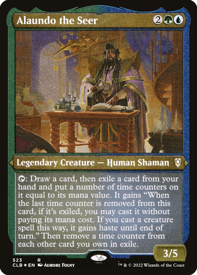 Alaundo the Seer (Foil Etched) [CLB - 523]