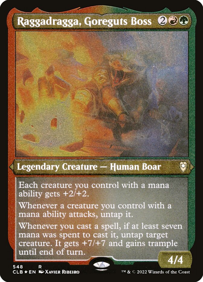 Raggadragga, Goreguts Boss (Foil Etched) [CLB - 548]