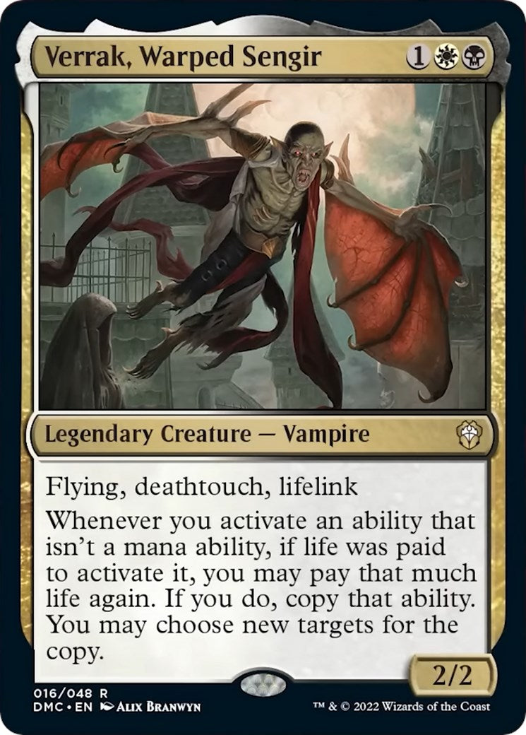 Verrak, Warped Sengir [DMC - 16]