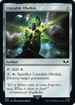 Unstable Obelisk [40K - 260]