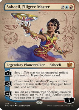 Saheeli, Filigree Master (Borderless) [BRO - 294]