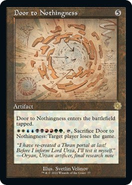 Door to Nothingness (Schematic) [BRR - 77]