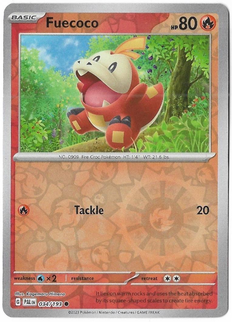 Fuecoco - 034/193 [PAL]