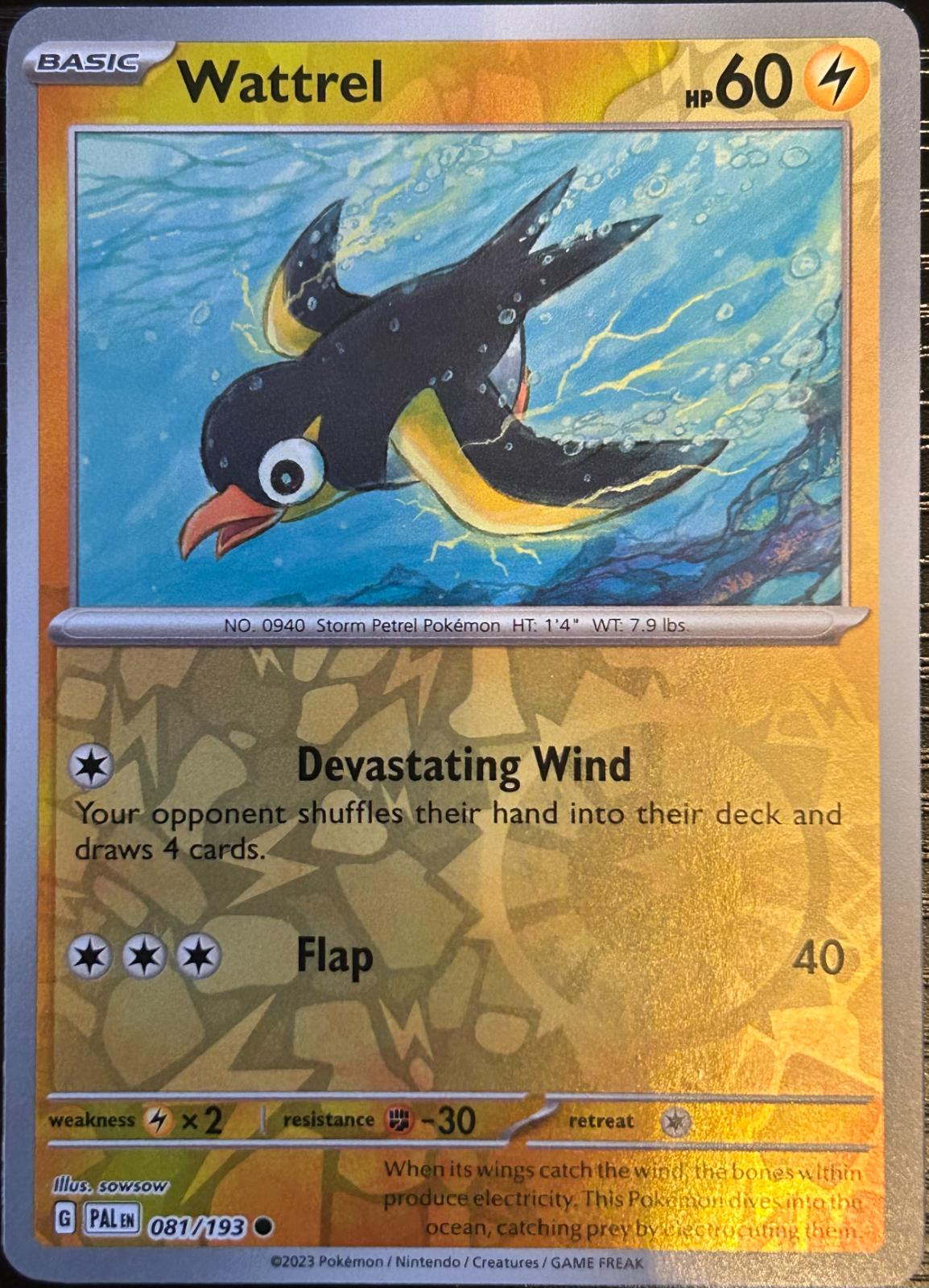 Wattrel - 081/193 [PAL]
