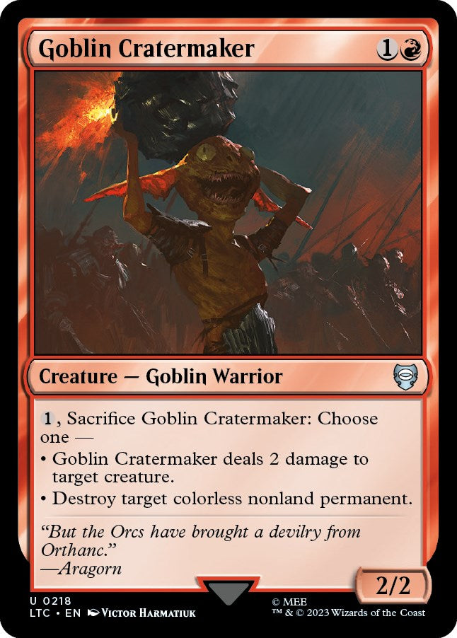 Goblin Cratermaker [LTC - 218]