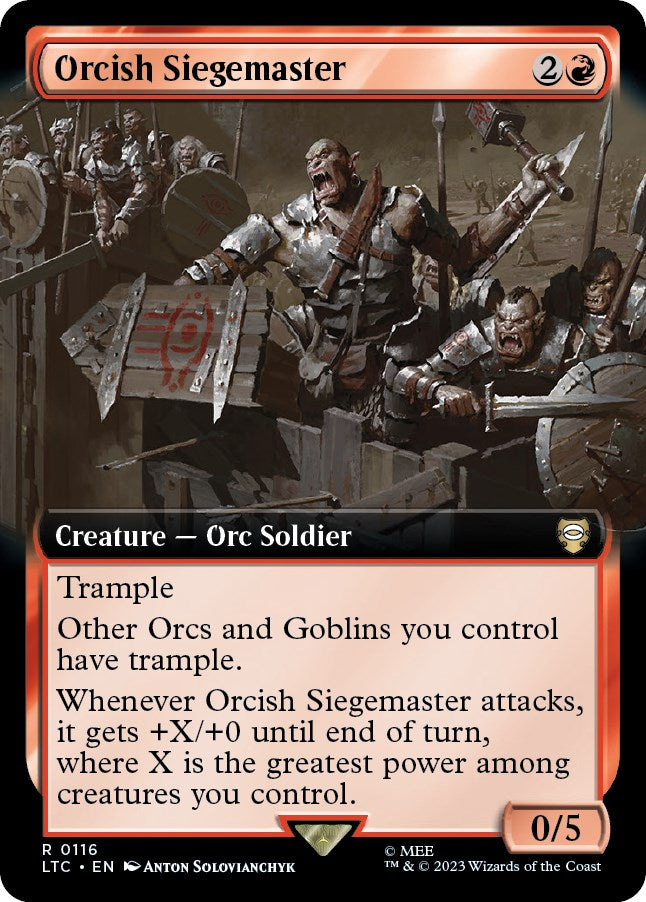 Orcish Siegemaster (Extended Art) [LTC - 116]