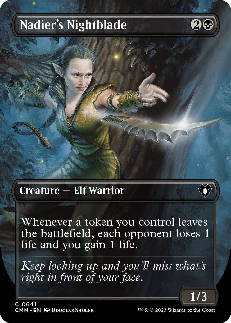 Nadier's Nightblade (Borderless) [CMM - 641]