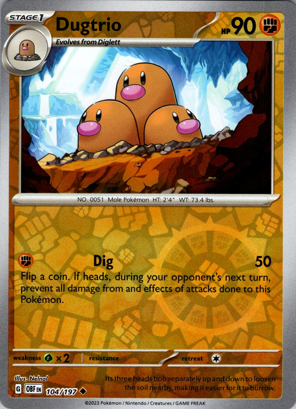 Dugtrio [OBF - 104/197]