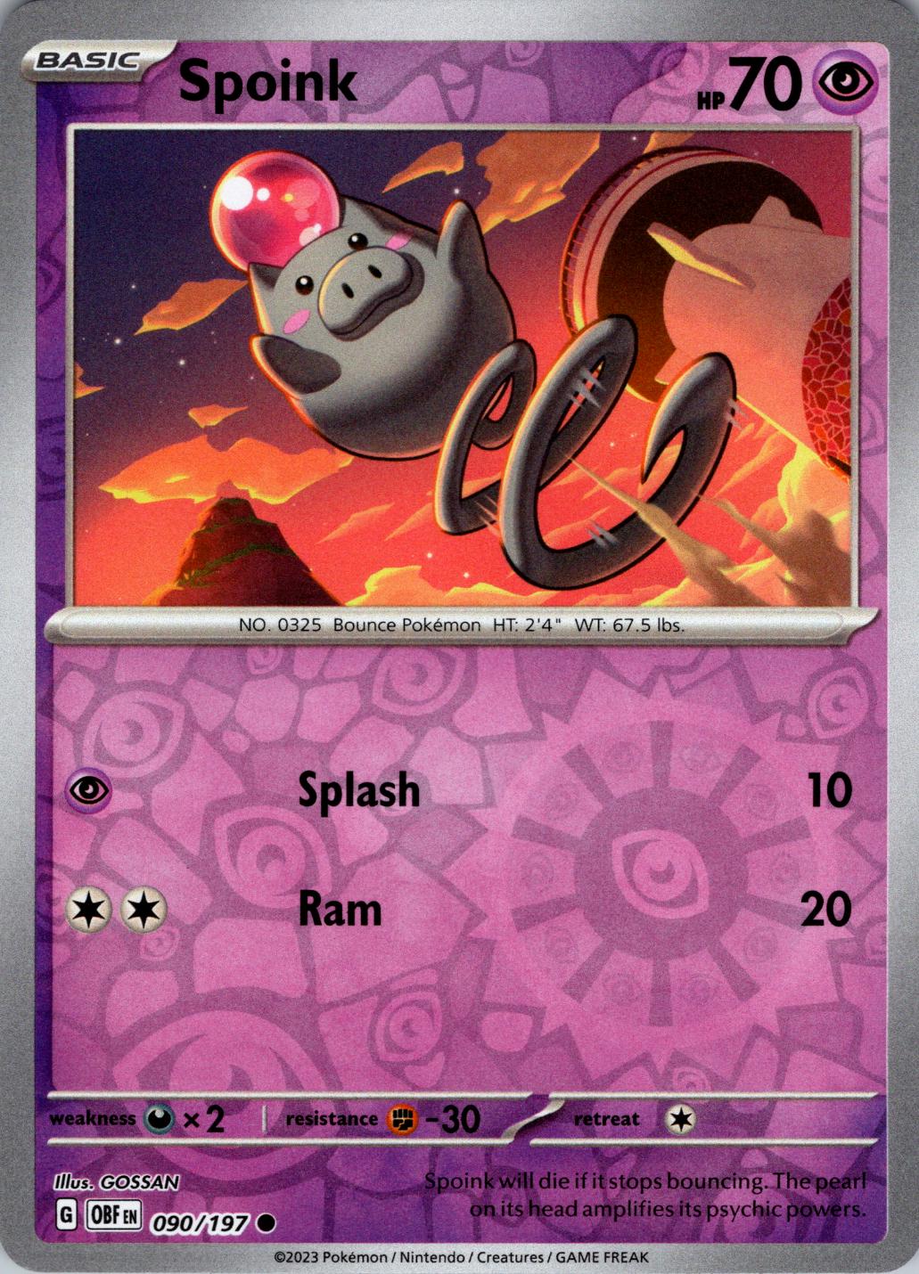 Spoink [OBF - 090/197]