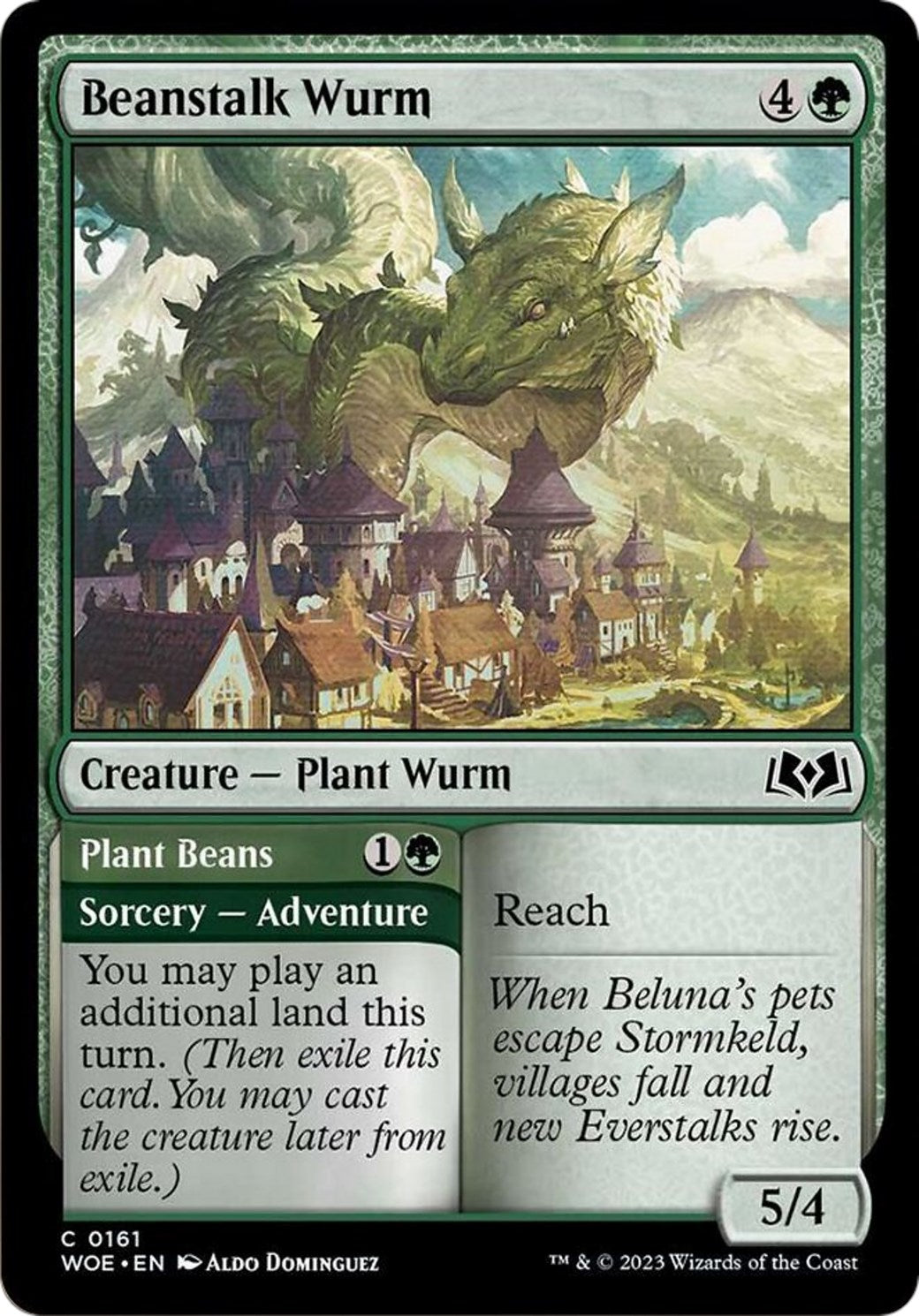 Beanstalk Wurm [WOE - 161]