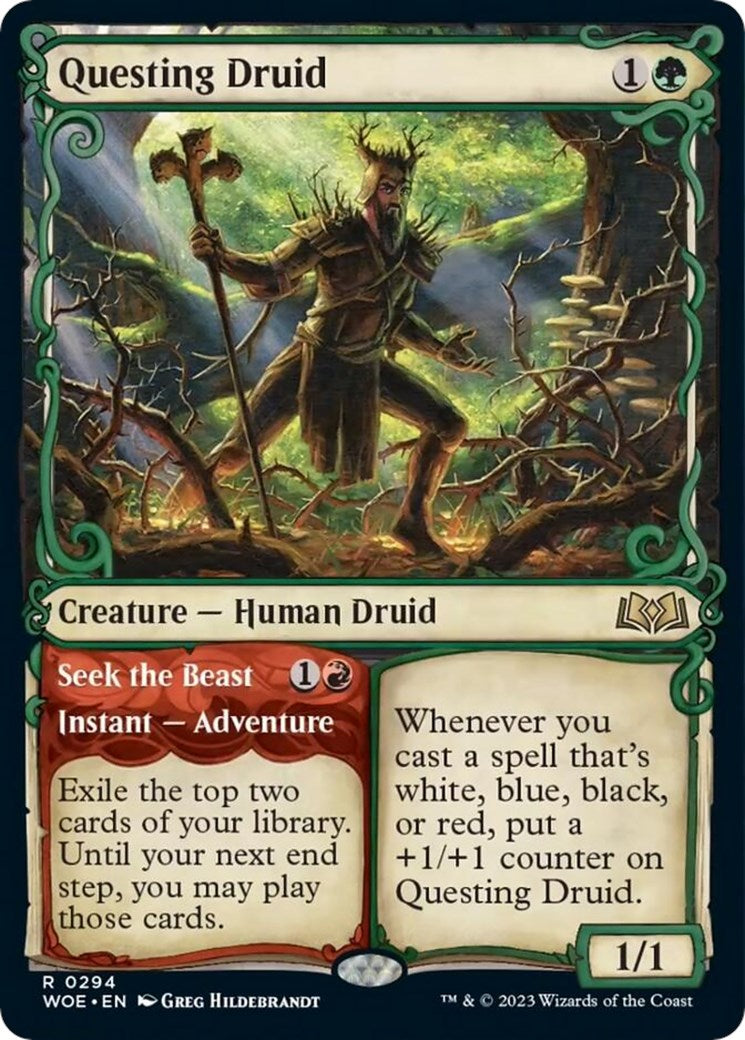 Questing Druid (Showcase) [WOE - 294]