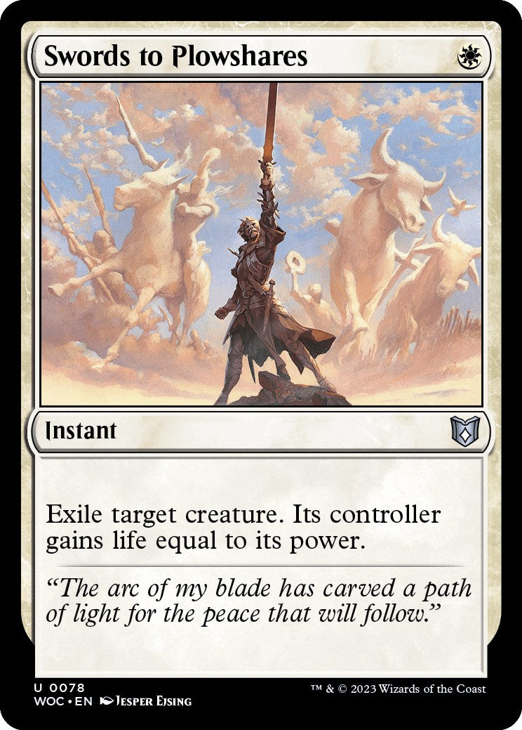 Swords to Plowshares [WOC - 78]