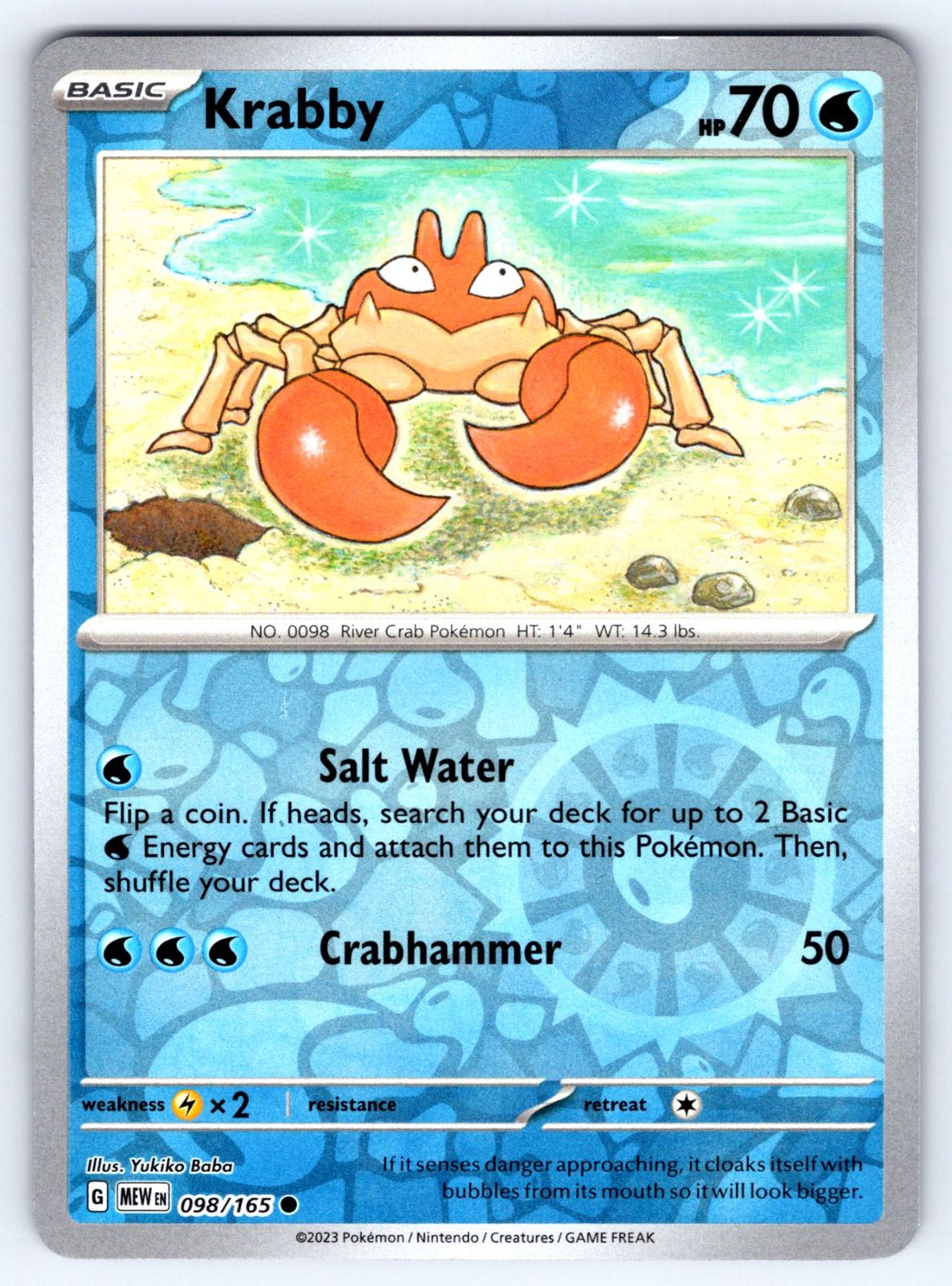 Krabby [MEW - 098/165]