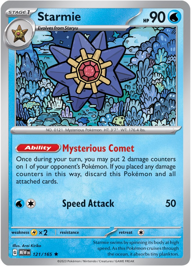 Starmie [MEW - 121/165]
