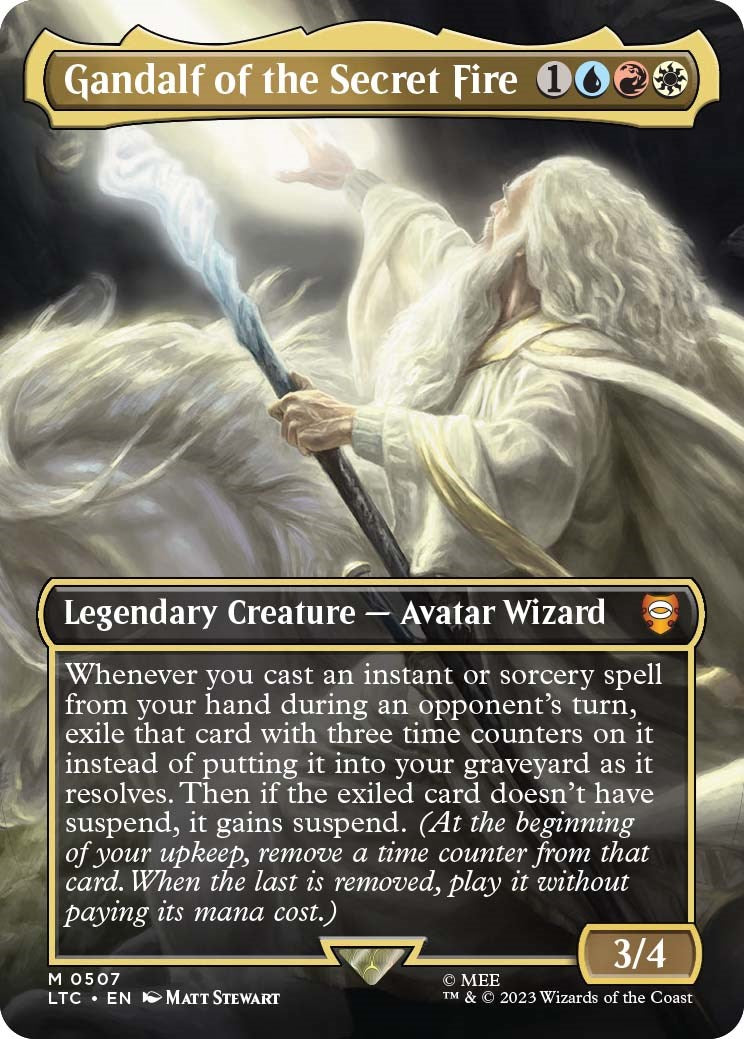 Gandalf of the Secret Fire (Borderless) [LTC - 507]