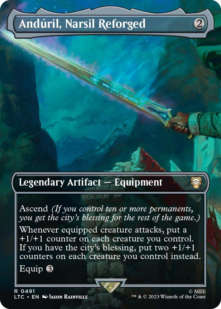 Anduril, Narsil Reforged (Borderless) [LTC - 491]