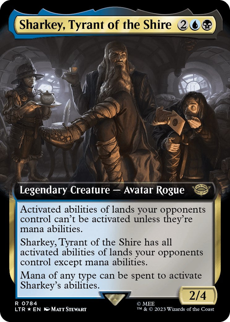 Sharkey, Tyrant of the Shire (Extended Art) (Surge Foil) [LTR - 784]