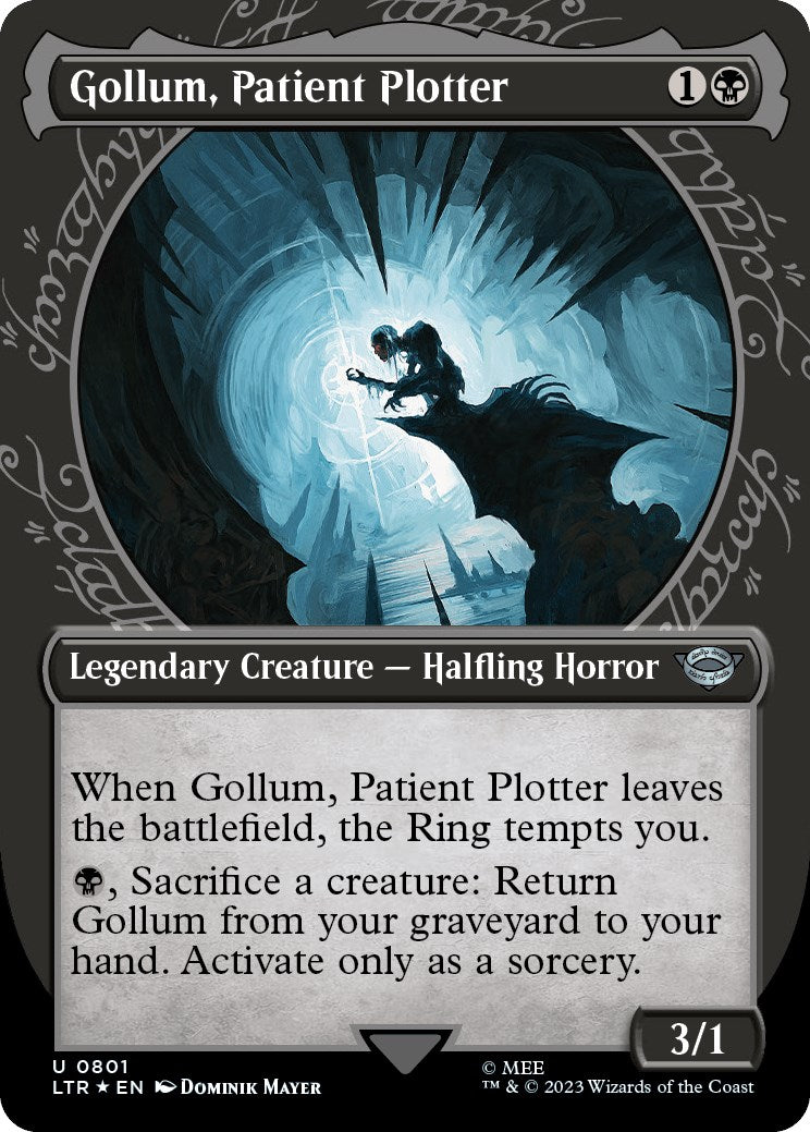 Gollum, Patient Plotter (Showcase) (Surge Foil) [LTR - 801]