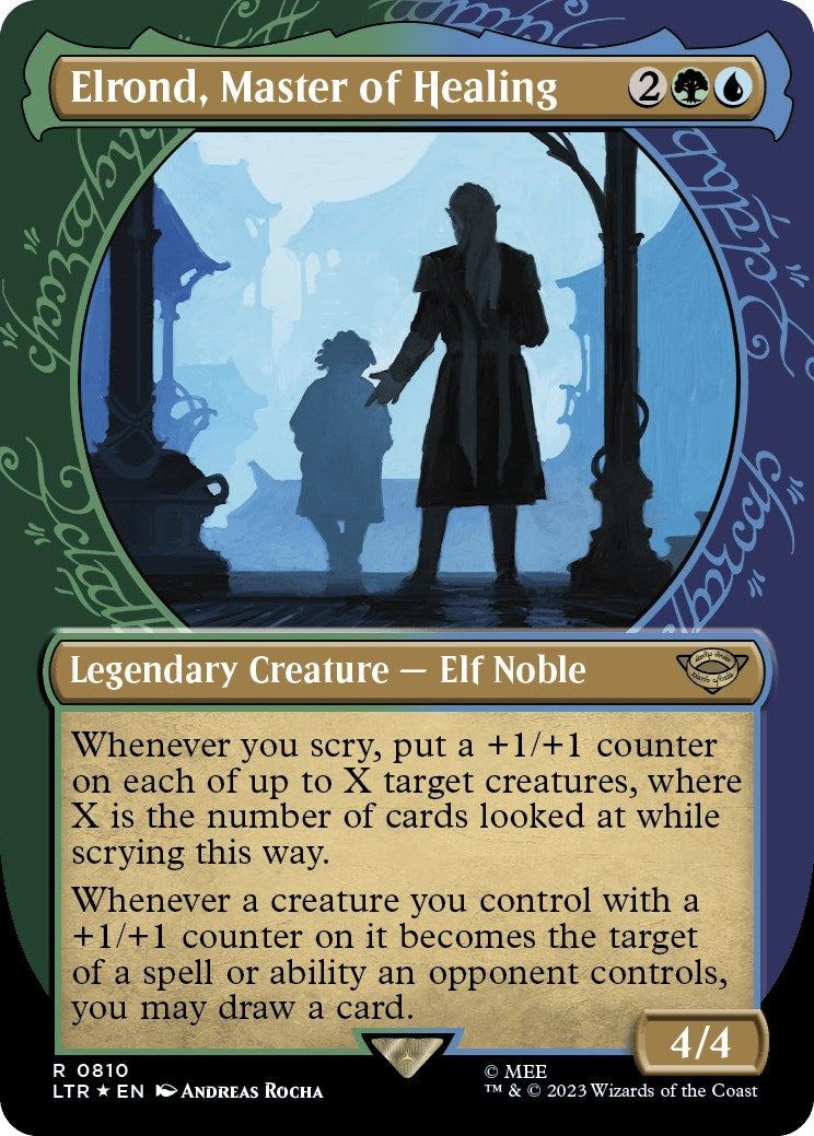 Elrond, Master of Healing (Showcase) (Surge Foil) [LTR - 810]