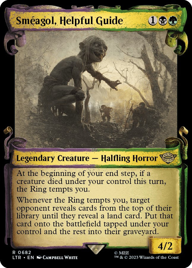 Smeagol, Helpful Guide (Showcase Scrolls) [LTR - 682]